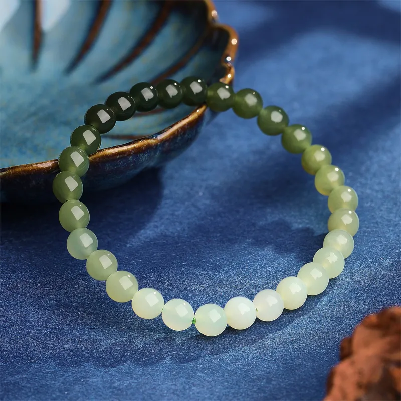 LAOMIAO Bracelets Green Jade Unisex-5
