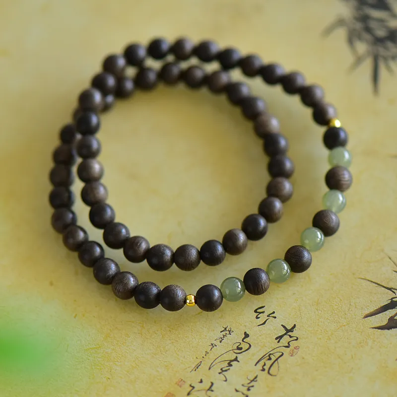 LAOMIAO Hetian Jade Bracelets Green Jade Unisex-4