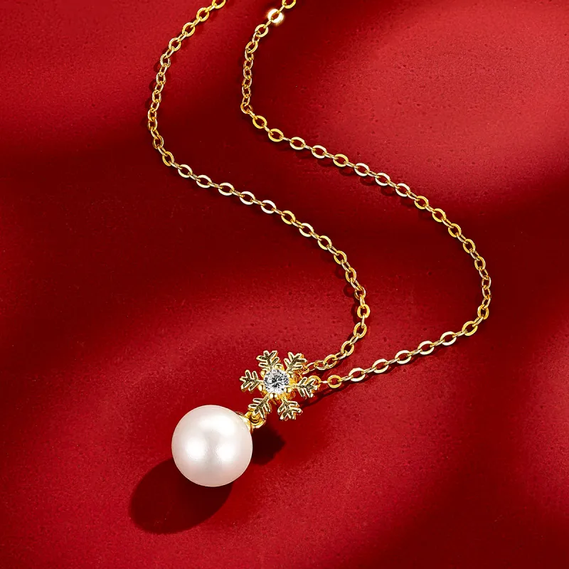 LAOMIAO Pearl Pendants Women's-9