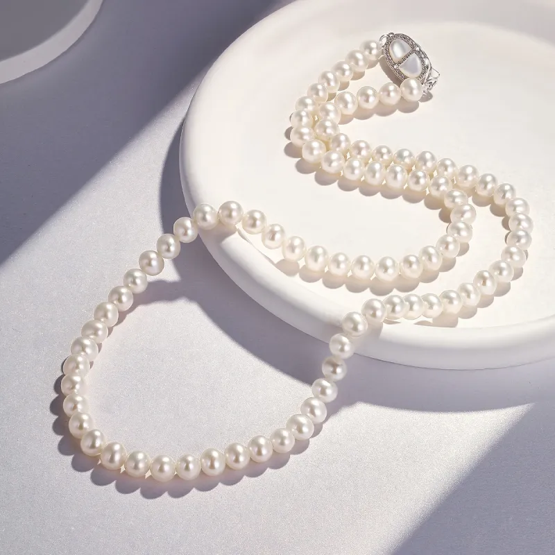 LAOMIAO Pearl Necklaces Women's-4