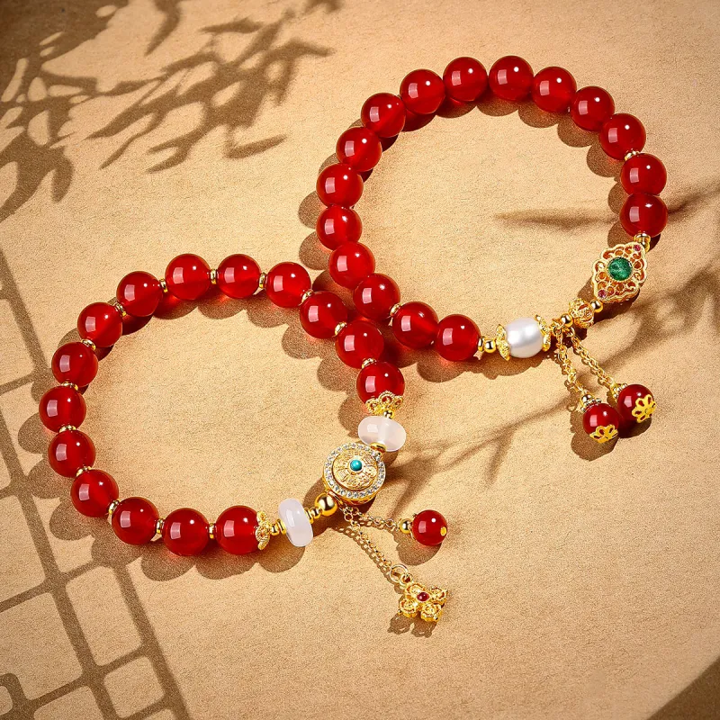 LAOMIAO Agate Jade Bracelets Women's-3