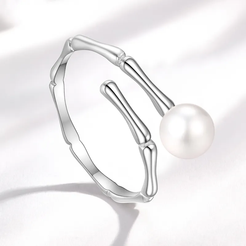 LAOMIAO Freshwater Pearl Rings Women's-6