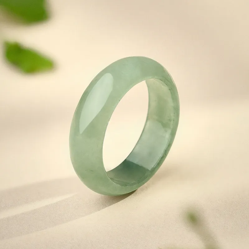 LAOMIAO Bean Type Jadeite Rings Unisex-1