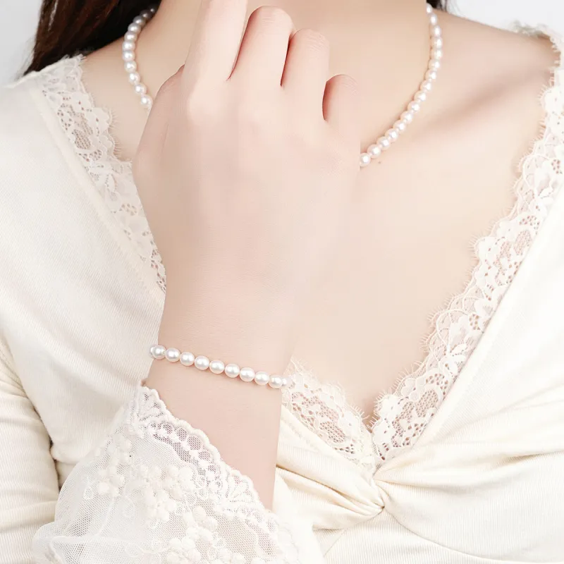 LAOMIAO Pearl Necklaces Women's-7