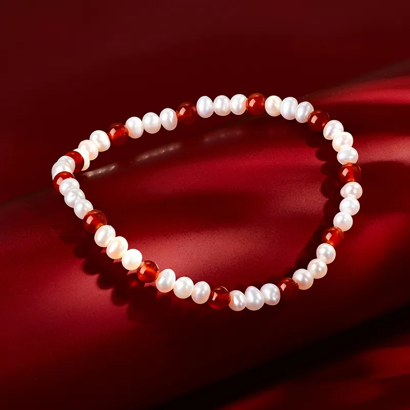 LAOMIAO Pearl Bracelets Women's-5