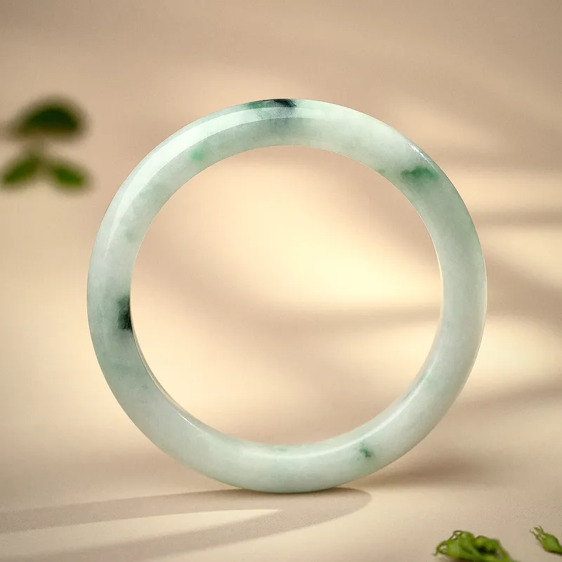 LAOMIAO Bean Type Jadeite Bangles Women's-23