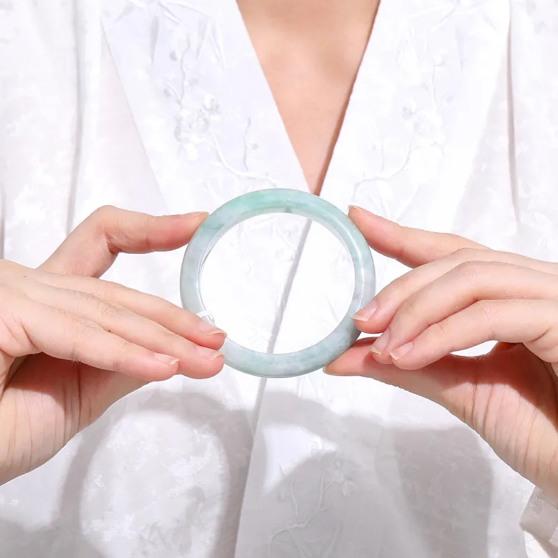 LAOMIAO Glutinous Jade Jadeite Bangles Women's-1