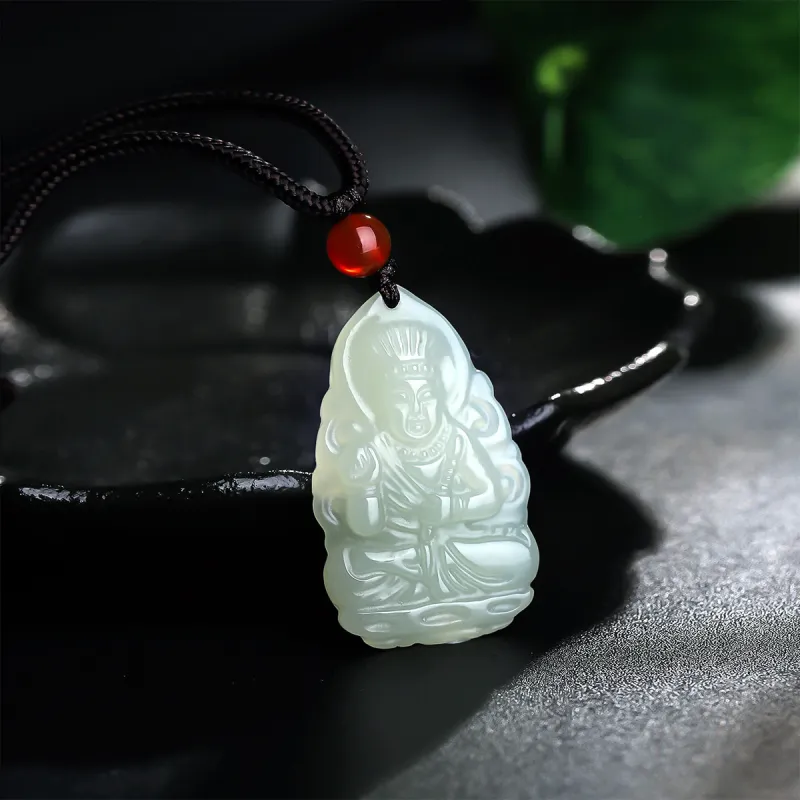 LAOMIAO Pendants Pale Greenish White Jade Women's-2