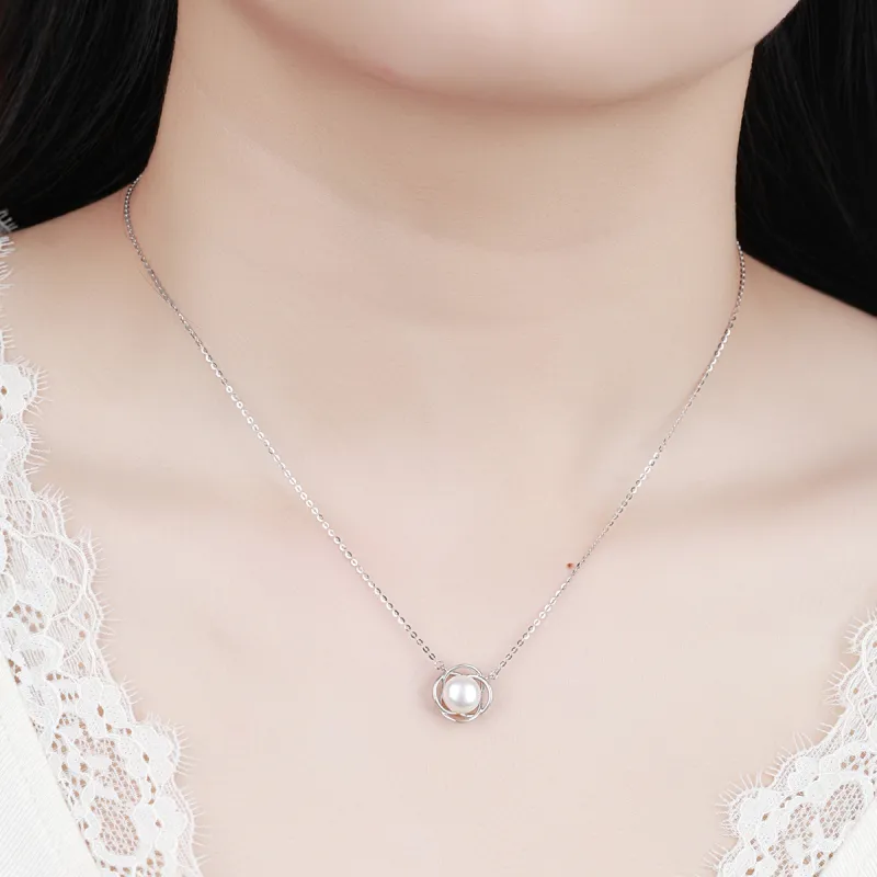 LAOMIAO Pearl Necklaces Women's-5