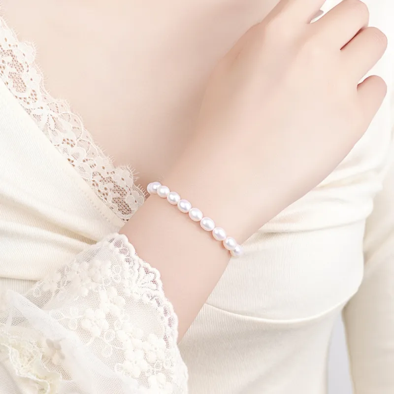 LAOMIAO Pearl Bracelets Women's-5