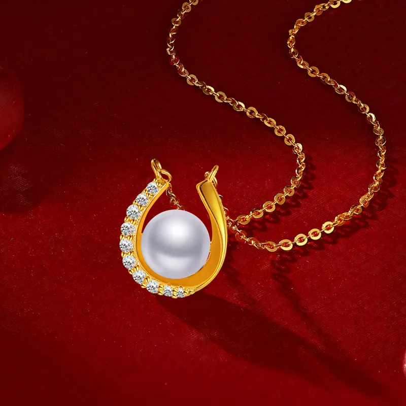 LAOMIAO Pearl Necklaces Women's-4