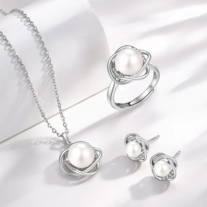 LAOMIAO Freshwater Pearl Rings Women's-6
