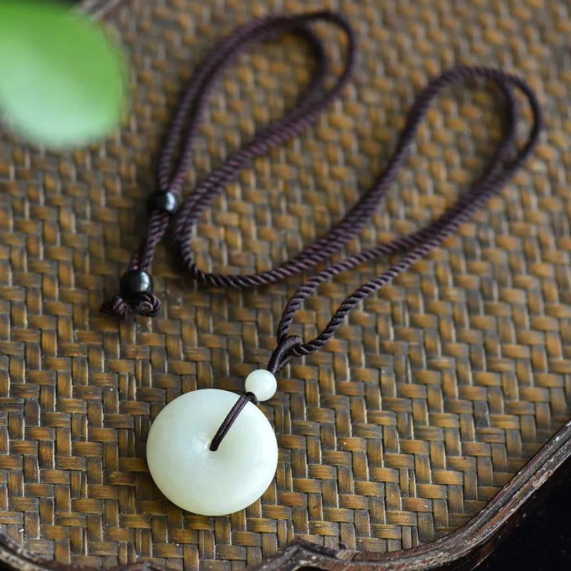 LAOMIAO Hetian Jade Pendants Green Jade Women's-5