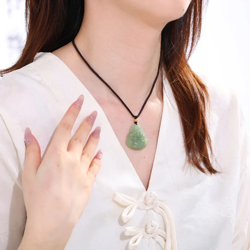 LAOMIAO Pendants Green Jade Women's-4