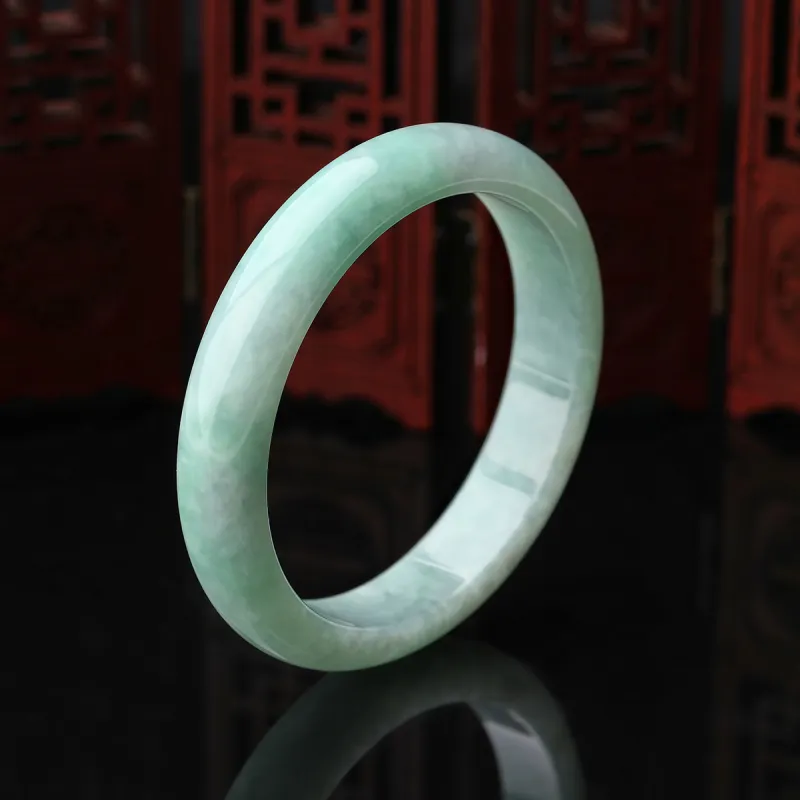 LAOMIAO Glutinous Jade Bangles Women's-1