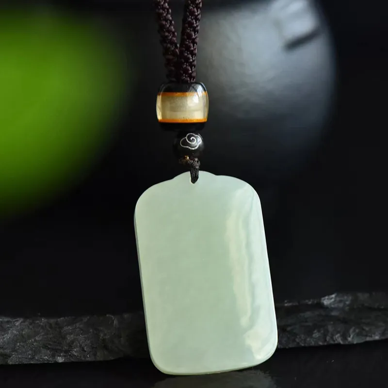 LAOMIAO Pendants Green Jade Men's-5
