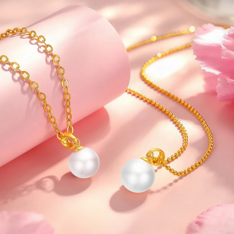 LAOMIAO Pearl Pendants Women's-5