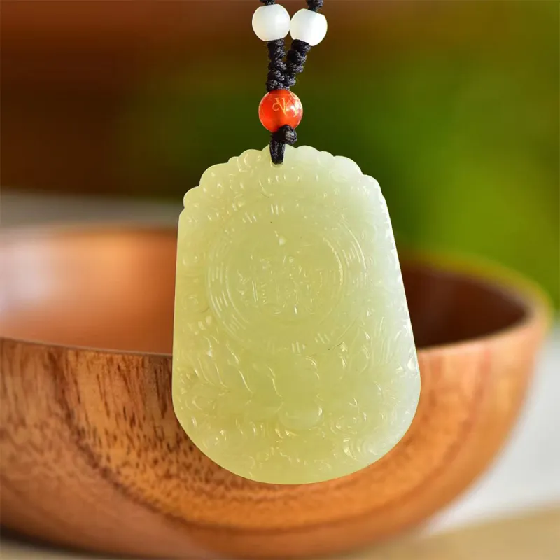 LAOMIAO Pendants Green Jade Unisex-2