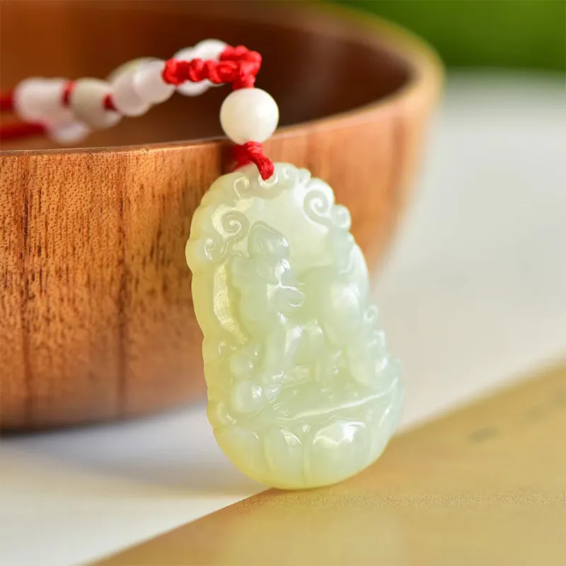 LAOMIAO Pendants Green Jade Unisex-3