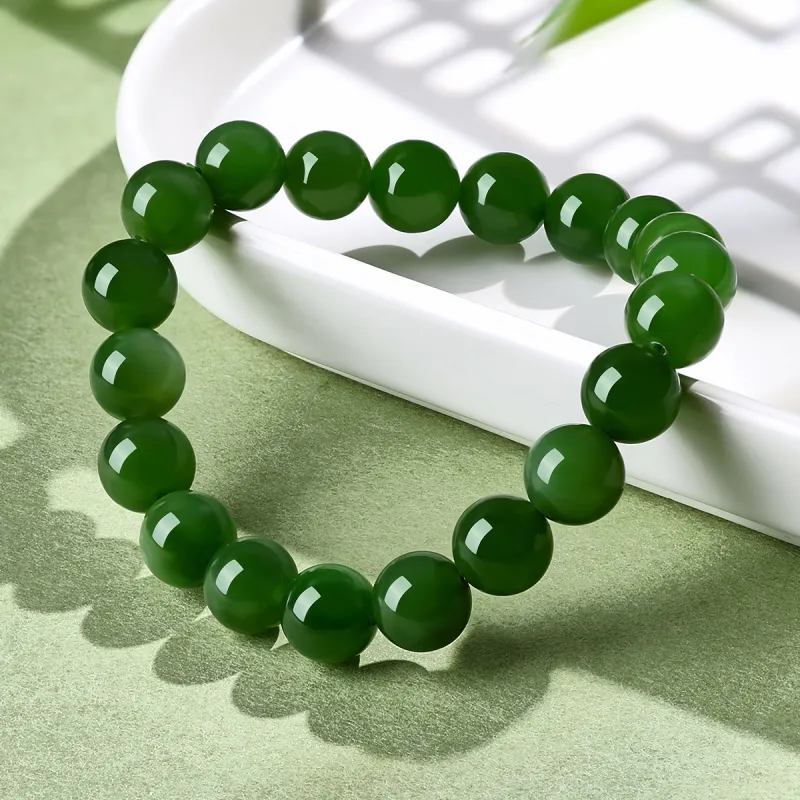 LAOMIAO Bracelets Green Jade Women's-3