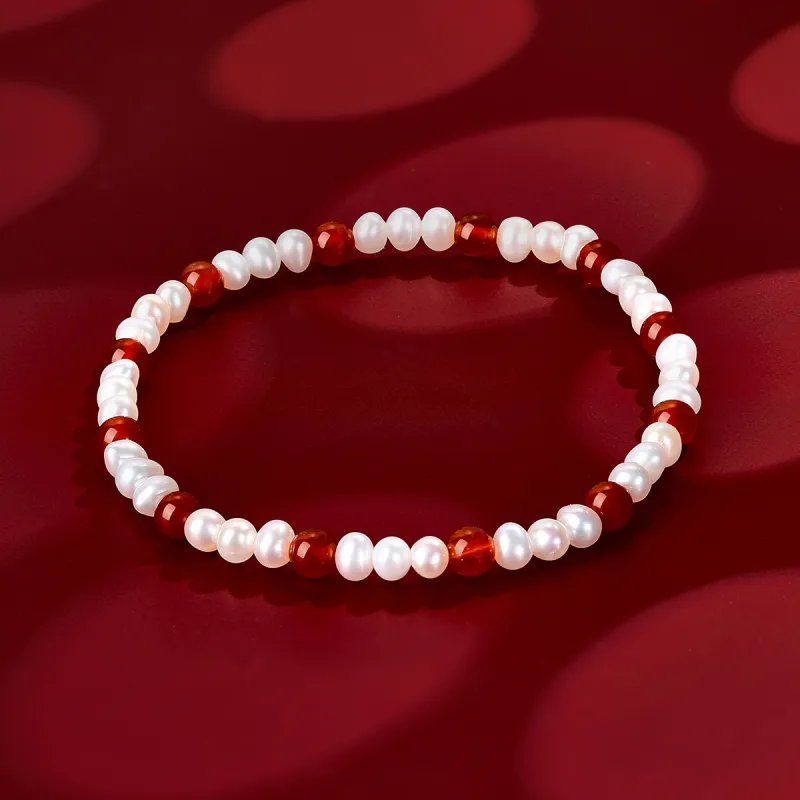 LAOMIAO Pearl Bracelets Women's-4