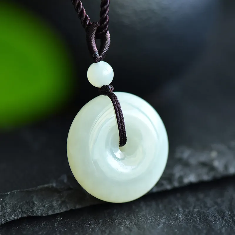 LAOMIAO Hetian Jade Pendants Green Jade Women's-3