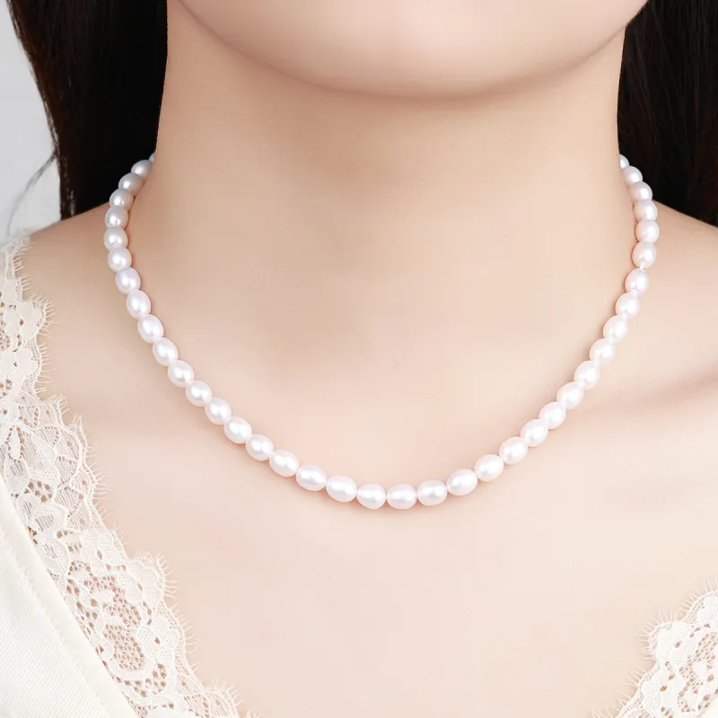 LAOMIAO Pearl Necklaces Women's-6