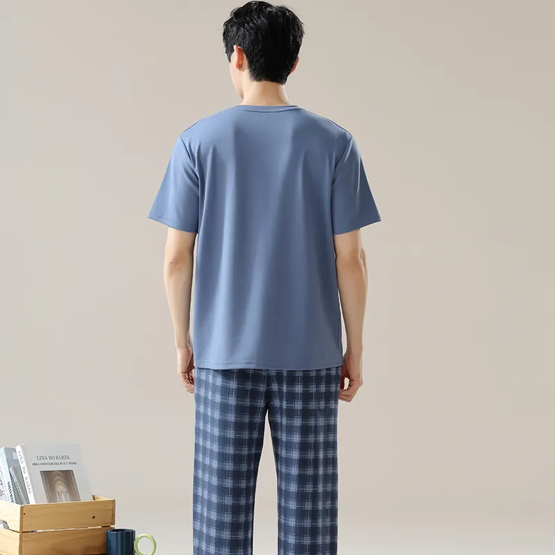 THREEGUN Men Pajama Sets-1