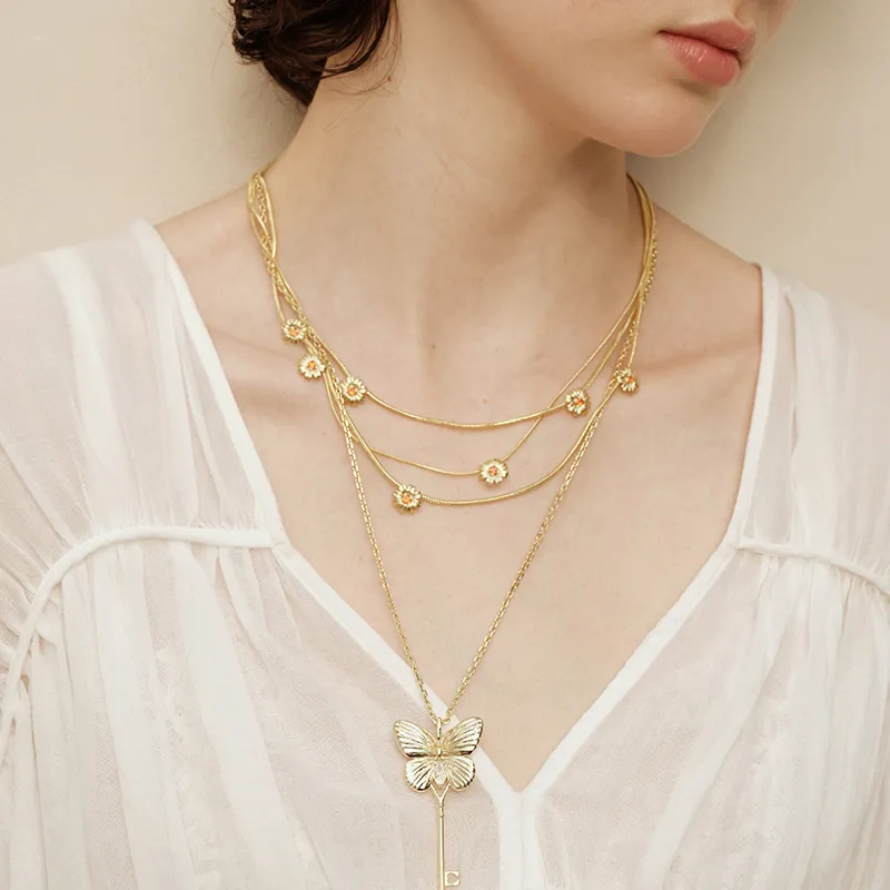 Narcii Zircon Necklaces Women's-2