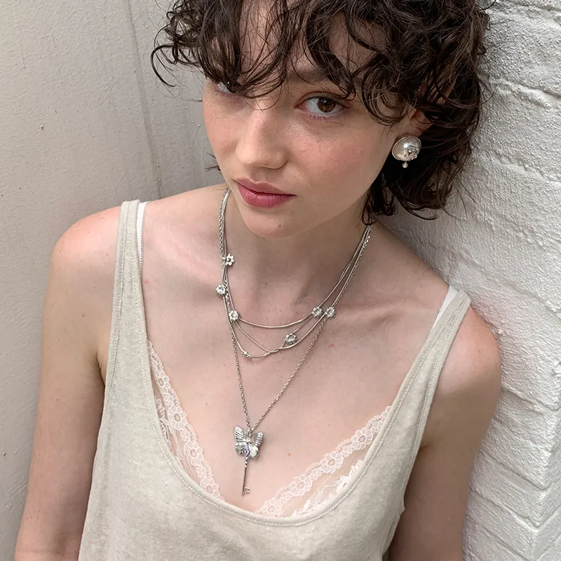 Narcii Zircon Necklaces Women's-6