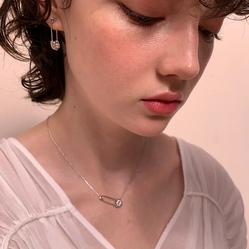 Narcii Zircon Necklaces Women's-5