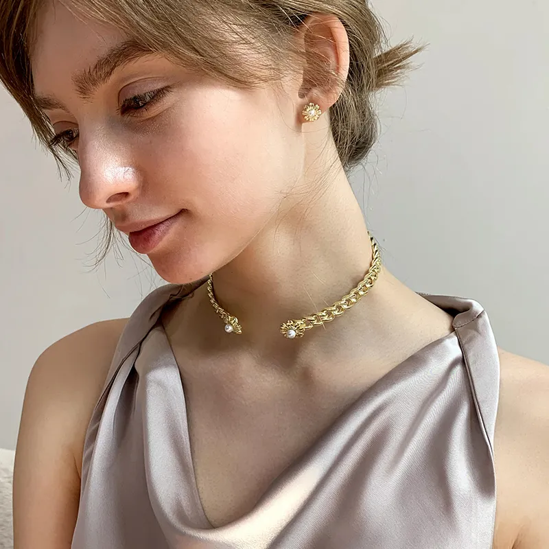 Narcii Copper Necklaces Women's-1