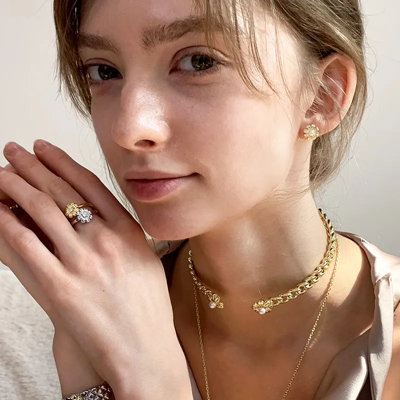 Narcii S925 Silver Rings Women's-3