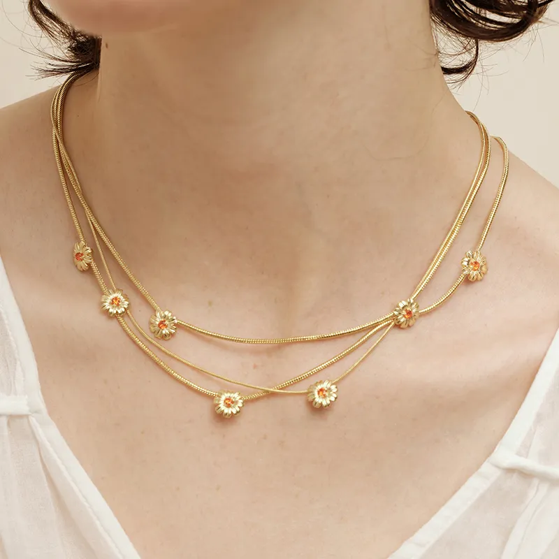 Narcii Zircon Necklaces Women's-1