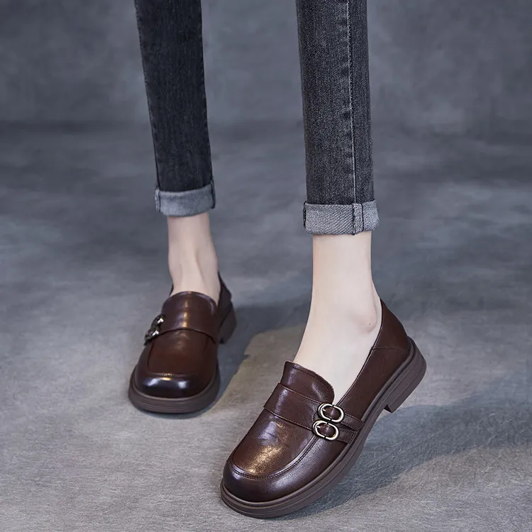 Devanro Loafers Women's Brown-8