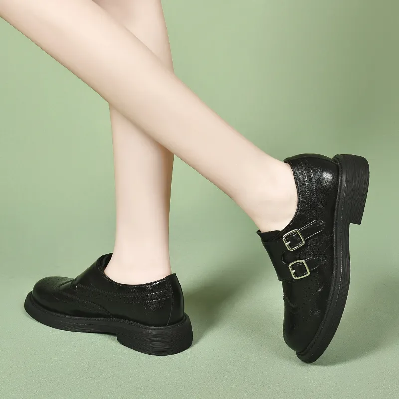 Devanro Loafers Women's Black-4