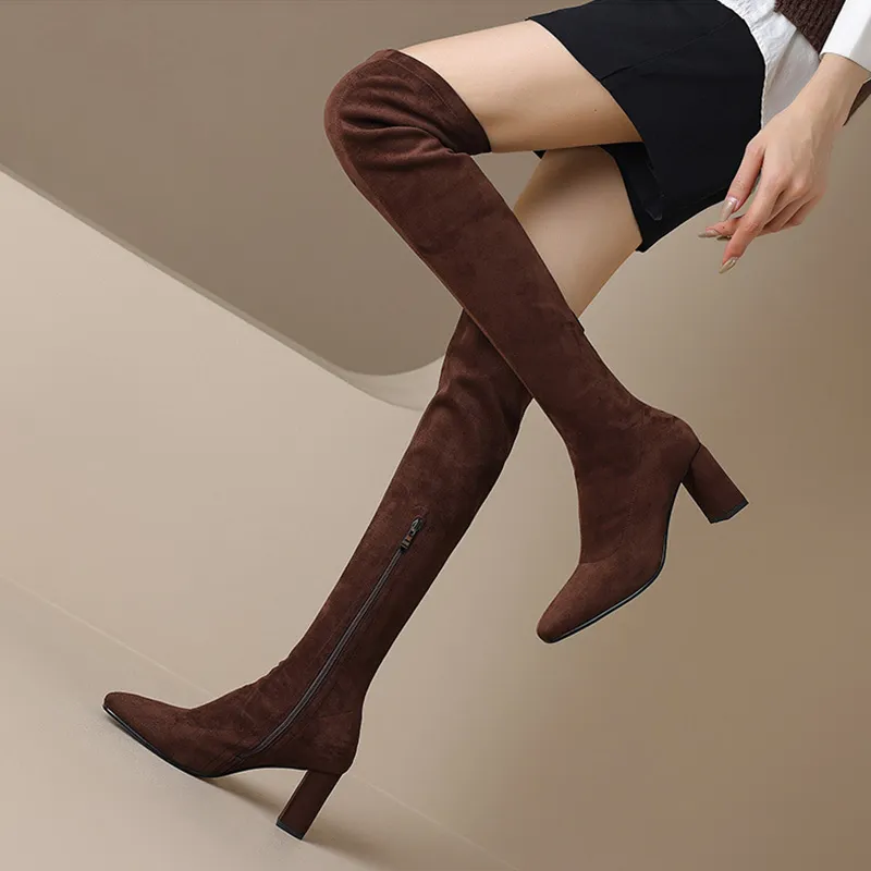 Devanro Over-the-knee Boots 7.5cm Women's-7