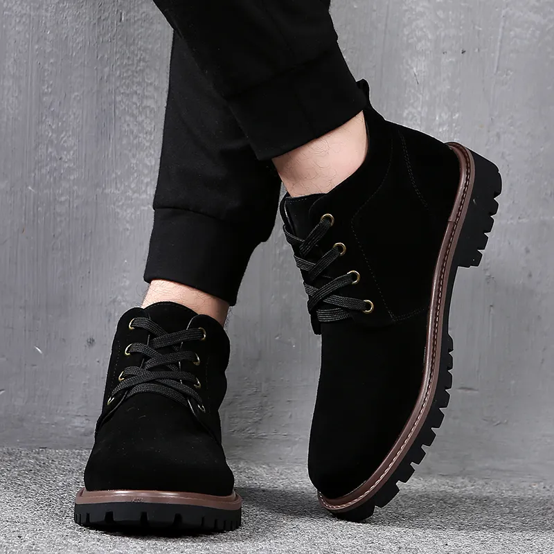 Devanro Casual Shoes Men's Black-5