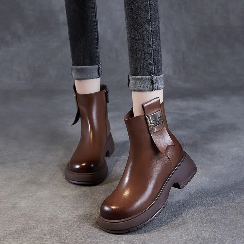 Devanro Ankle Boots 5.0cm Women's-12