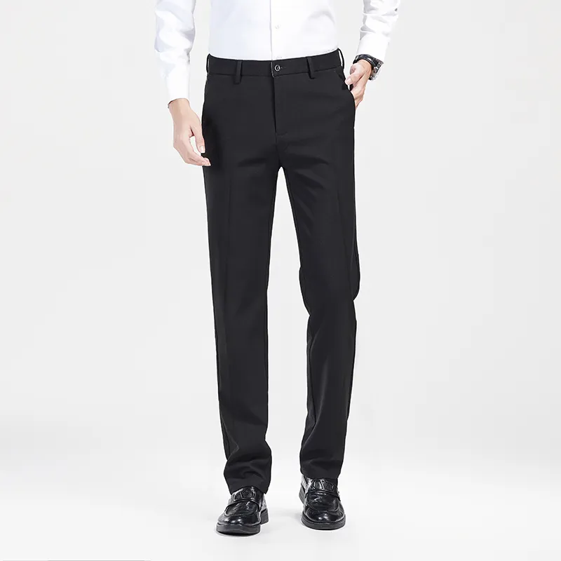 Devanro Casual Pants Men's Black-0