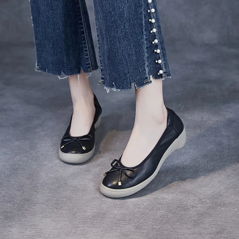 Devanro Casual Single Shoes 4cm Women's-1