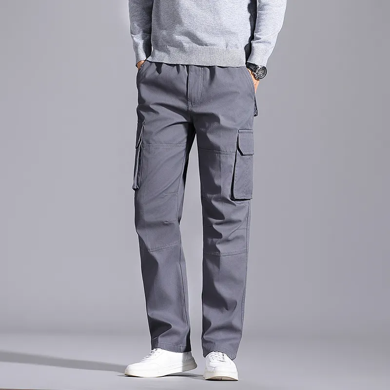 Devanro Casual Pants Men's Army Green-13