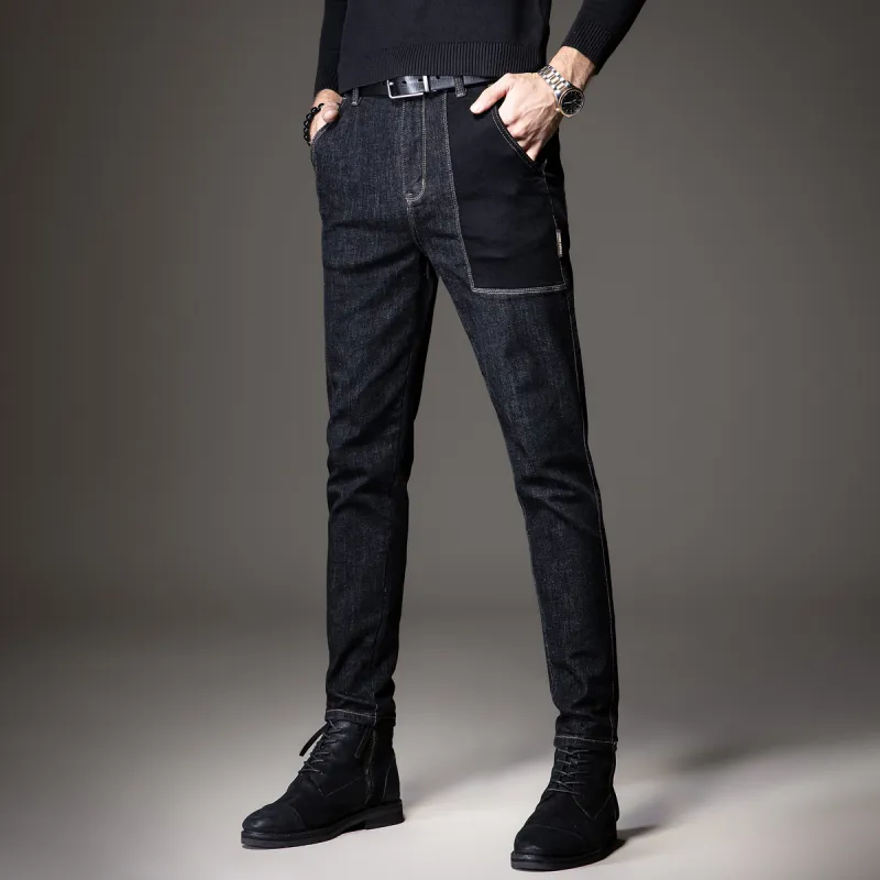 Devanro Jeans Men Black-2
