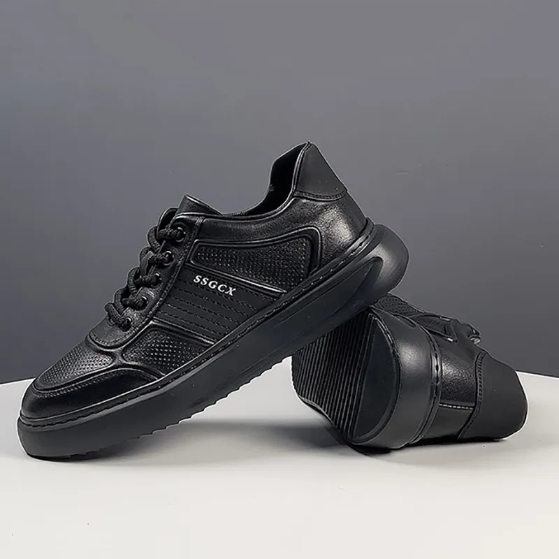 Devanro Abrasion Resistant Breathable Slip Resistant Low Top Skateboard Shoes Men's-6