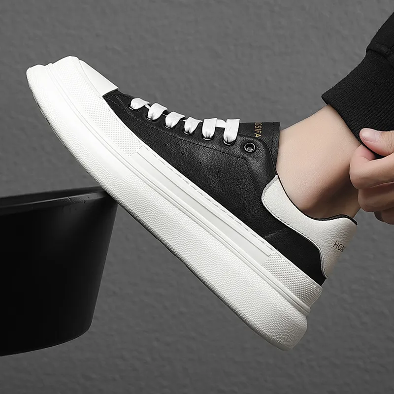 Devanro Wear Resistant Lightweight Breathable Water Resistant Slip Resistant Low Top Casual Skateboard Shoes Men's-9