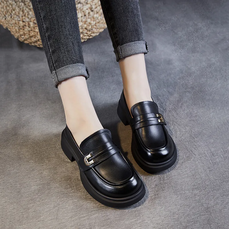 Devanro Loafers Women's Black-2