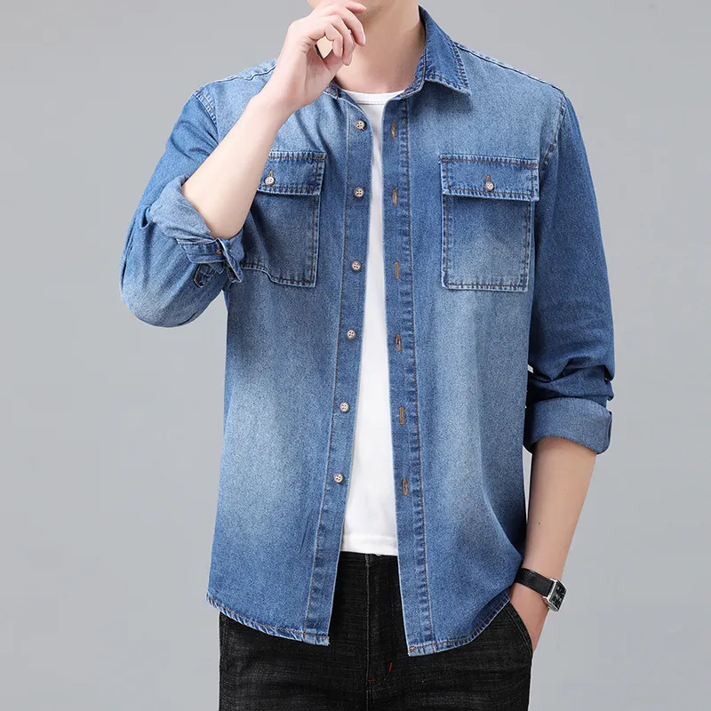 Devanro Denim Jackets Men-4