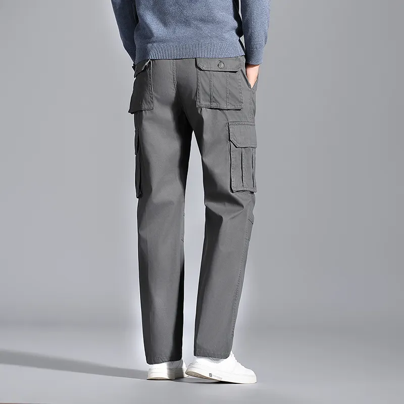 Devanro Casual Pants Men's Army Green-4