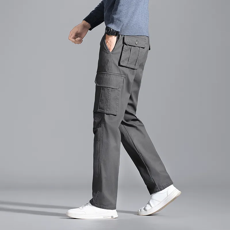 Devanro Casual Pants Men's Army Green-3