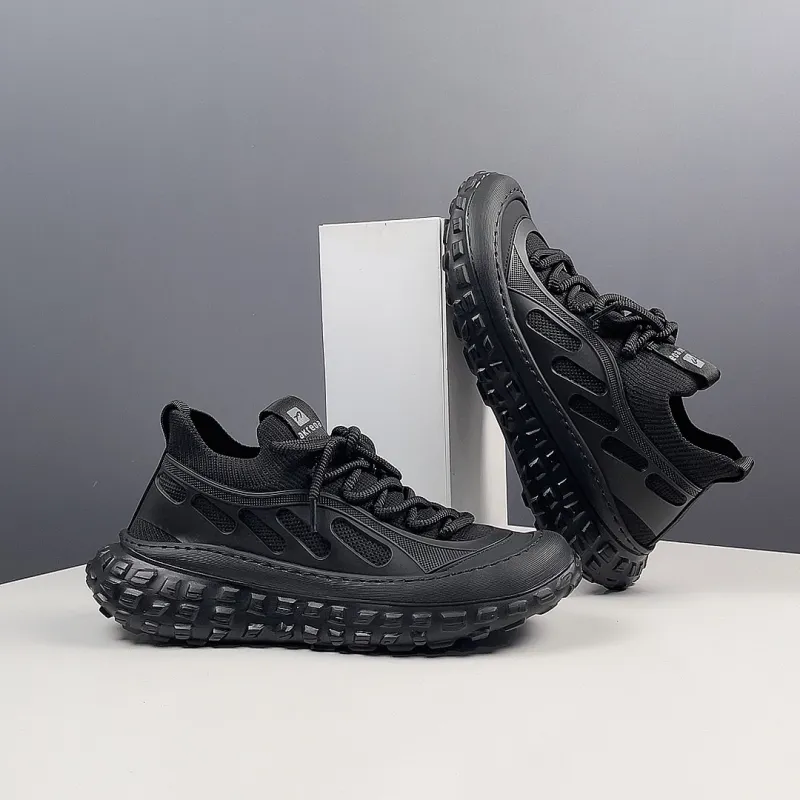 Devanro Moisture Wicking Abrasion Resistant Breathable Slip Resistant Low Top Casual Shoes Men's-2